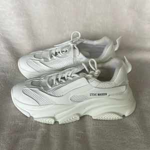 Steve Madden Possession Chunky Platform Lace-Up Sneakers